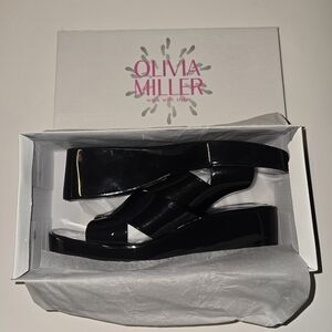 Olivia Miller Black Women's Sandals